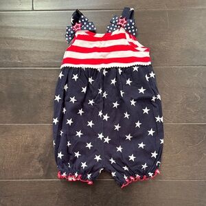 Good Lad Navy and Red Starry Kids Romper